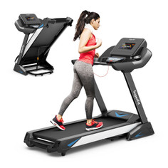 SuperFit 4.75HP Electric Folding Treadmill with APP Auto Incline Preset Program product